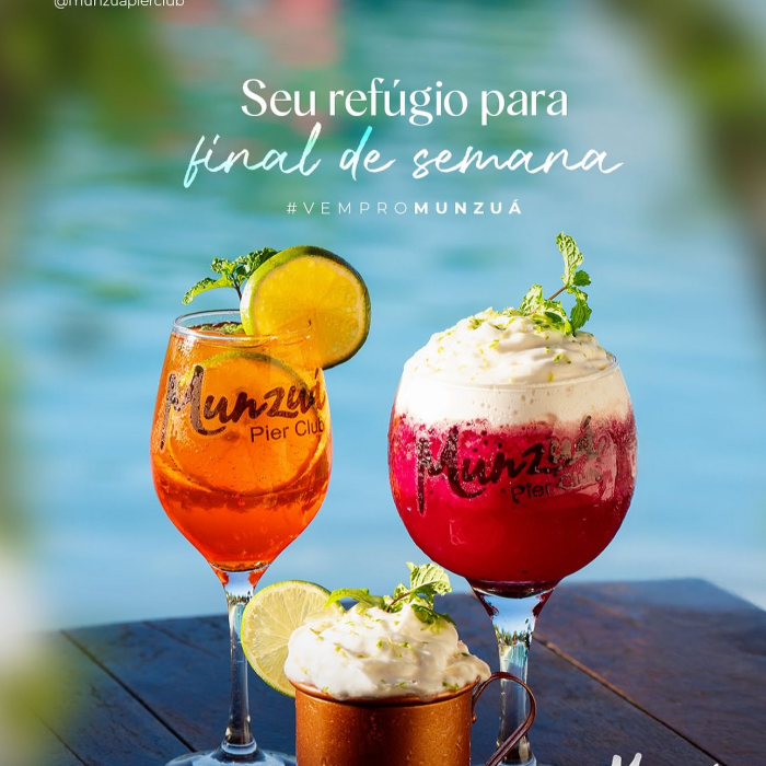 O Munzuá Pier Club é, na verdade, o charme de Jericoacoara situado à beira da lagoa. Ele oferece um ambiente super relax, mas cheio de estilo, perfeito para quem quer curtir a vibe da lagoa com uma pegada mais exclusiva. E nessa nova era, ele chega com tudo para criar experiências ainda mais incríveis, agora de frente para a tranquilidade das águas da lagoa.