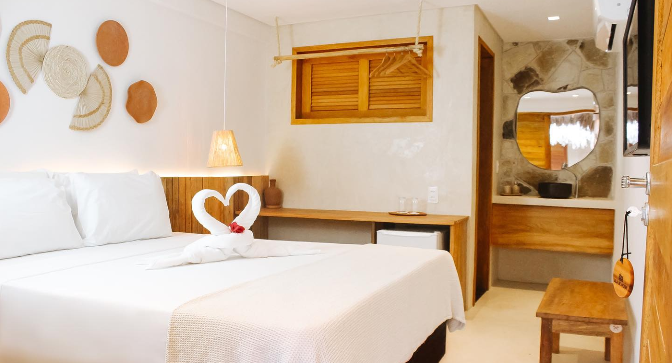 A Pousada Vila de Pedra é um refúgio de conforto e charme no coração de Jericoacoara.
